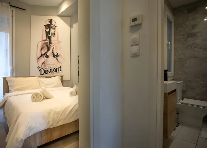 100 Mbps Smart Tv Ac Self Check In Full Kitchen Apartament Salonic