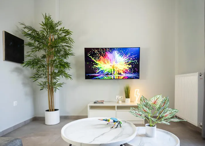 100 Mbps Smart Tv Ac Self Check In Full Kitchen Διαμέρισμα *