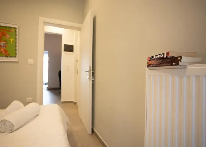 Διαμέρισμα 100 Mbps Smart Tv Ac Self Check In Full Kitchen