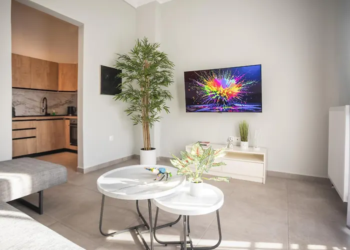 100 Mbps Smart Tv Ac Self Check In Full Kitchen Διαμέρισμα *